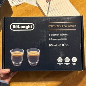 DeLonghi Espresso Collection Glasses